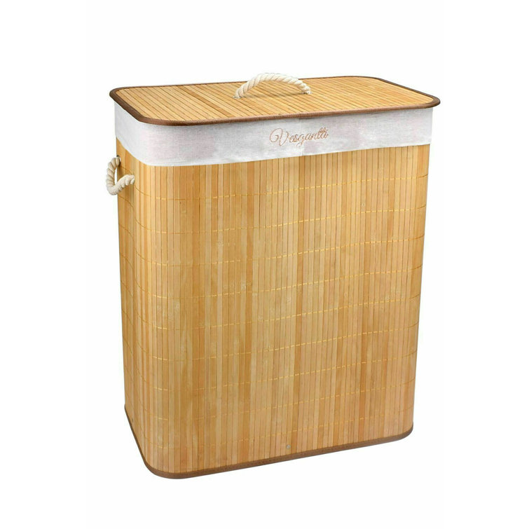Dripex Bamboo Laundry Basket & Reviews Wayfair.co.uk